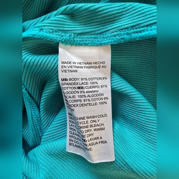 Chico's Blue Ruffled Sleeveless Blouse - Picture 3 of 6